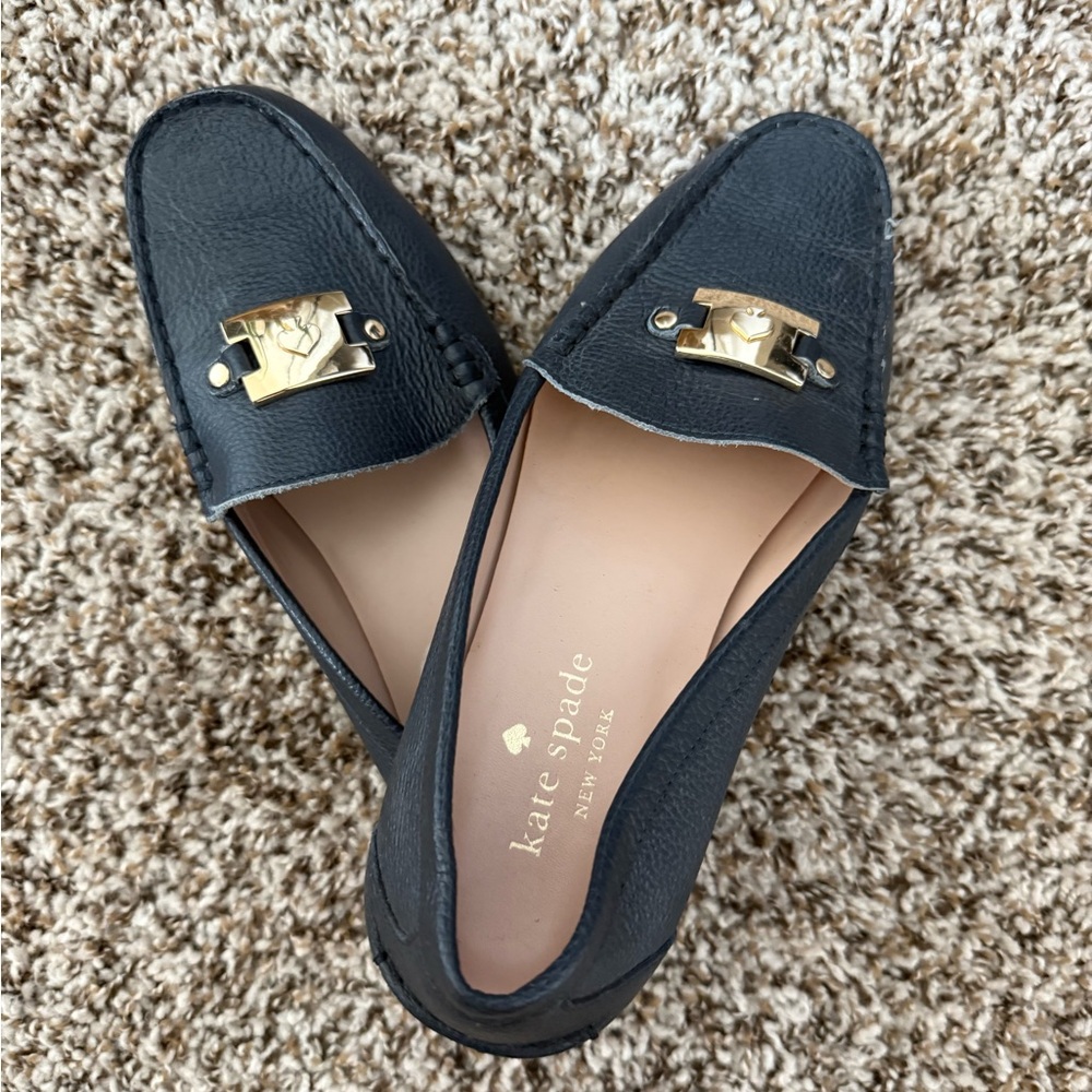 kate spade Navy Blue Loafers